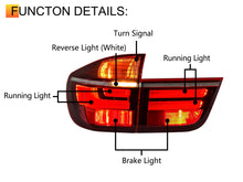Pair LED Sequential Tail Lights Rear Lamps Assembly for BMW X5 E70 2007-2013