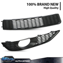 For Audi Q7 S-Line 2010-2015 4x Front Lower Bumper Grille & Fog Light Lamp Cover