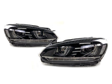 Pair LED Headlights Demon Head Lamps Sequential for VW Volkswagen Golf6 MK6 TDI TSI GTD LPG 2010-2013