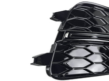 Honeycomb Front Bumper Fog Light Grille Cover For 2012-2015 Audi A6 C7 S Line S6