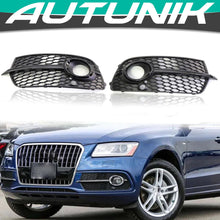 Front Fog Light Grille Cover Bezels for AUDI SQ5 Q5 S-Line 2013-2017