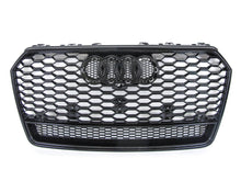 Honeycomb Grille + Fog Light Cover For Audi A7 C7.5 S-line S7 2016 2017 2018