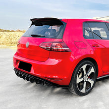 Gloss Black Rear Diffuser for VW Golf 7 Golf Mk7 GTI & Base Hatchback 2014-2017