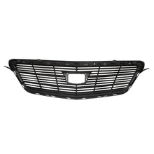 For 2015-2019 Cadillac ATS Front Grille Upper Bumper Grill Gloss Black