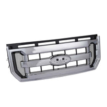 Front Bumper Chrome Grille Grill Assembly For 2015-2017 Ford F-150 w/o Parking Sensor