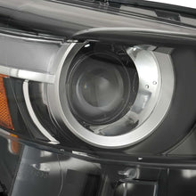 For 2017-2018 Mazda 3 Passenger+Driver Clear Headlights Headlamps Black Halogen