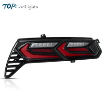 Red LED Tail Lights For Chevrolet Corvette C7 2014-2019 w/Animation