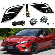 LED DRL Fog Light Kit For 2018–2020 Toyota Camry SE XSE / 2018–2024 Toyota Camry TRD