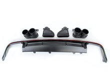 Matte Black Diffuser Exhaust Tips for Audi A6 C8 Sline 2019-2024