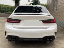 Silver Carbon Fiber Stainless Exhaust Tips Muffler for BMW G20 M340i G42 M440i G23 G26 M220i