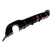 Gloss Black Rear Diffuser w/ LED Light for VW Golf 8 Mk8 R-line GTI 2022-2024