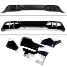 Gloss Black Rear Diffuser Side Splitter for BMW G05 X5 M Sport 2019-2023