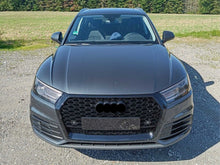 Gloss Black Honeycomb Front Mesh Grille for AUDI Q5 SQ5 2018 2019 2020