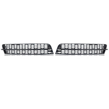 2x Black Front Fog Light Grill Cover For Audi Q7 Non-Sline 2010-2015