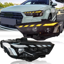 Full LED Projector Headlights Upgrade HID to LED Non-AFS for Audi A3 S3 2017-2020