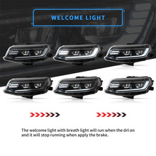 LED Projector Headlights w/DRL set For 2016-2018 Chevrolet Camaro LT SS RS ZL LS