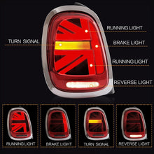 Red/Smoke Sequential LED Tail Lights For Mini Cooper F55 56 57 2014-2023