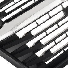 Black With Chrome Trim Front Upper Grille For 2023 2024 Subaru Ascent