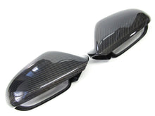 Real Carbon Fiber Mirror Covers Replace for AUDI A6 C7 S6 RS6 2012-2018 No Lane Assist od24