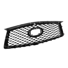 Gloss Black Front Bumper Grille For 2019-2023 INFINITI QX50 w/Camera Hole