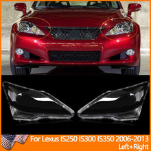Left & Right Clear Headlight Lens Covers For Lexus IS250 / IS350 2006–2013