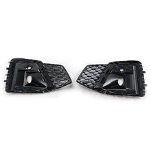 L+R Front Fog Light Grille Fit Audi A5 B9.5 S5 2020–2025 Bumper Trim Covers