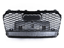 Gloss Black Front Mesh Grille RS Style for AUDI A7 C7.5 S7 2016-2018 fg47