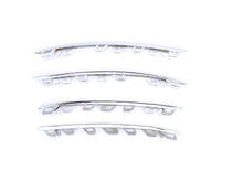 4PCS Front Fog Light Molding Trims for Mercedes W222 S450 S560 Sedan AMG Sport