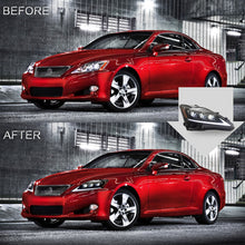 Left & Right LED DRL Projector Headlights for 2006–2013 Lexus IS250 IS350 ISF