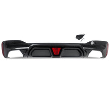 Carbon Look Rear Diffuser W/ LED For BMW G30 530i 540i M-Sport 2017-2023
