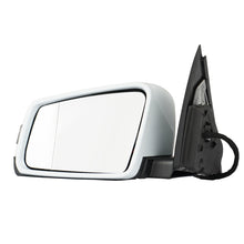 White Left Driver Side Heated Mirror for Mercedes W204 C250 C300 2011-2014 W/O Blind Spot