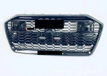 Gloss Black RS6 Style Grille For Audi A6 S6 C8 2019–2025 W/ ACC & Camera