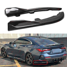 For 2021-2025 BMW G22 G23 430i M440i Coupe Real Carbon Fiber Rear Bumper Extension