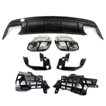 Carbon Look Rear Diffuser for Mercedes W117 C117 CLA250 CLA45 AMG 2013-2019
