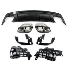 Carbon Look Rear Diffuser for Mercedes W117 C117 CLA250 CLA45 AMG 2013-2019