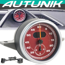 Chronometer Clock Stopwatch for Porsche 911 2012-2015, Macan 2014-2016, Cayenne 2011-2014, Panamera 2010-2016, Cayman Boxster 2013-2016