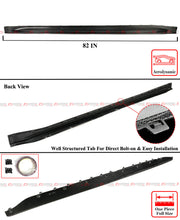 For 2021-2025 BMW G80 M3 Carbon Fiber Side Skirt Extension Splitter Replacement