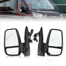 Left+Right Side Mirrors Power Heated w/Signal Adapter For 2014-2022 Ford Transit