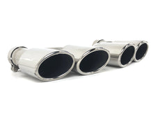 Gloss Black Rear Bumper Diffuser + Exhaust Tips for Audi S5 A5 B9.5 S-line 2020-2024