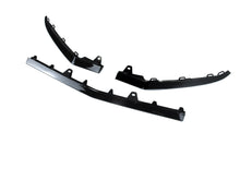 Gloss Black Front Bumper Lip Molding Trims for Mercedes E Class W212 Sedan AMG Pack 2014-2016 di189