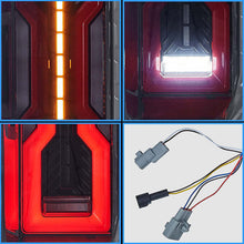Smoked LED Tail Lights For TOYOTA Tundra 2014-2021 Rear Brake Lamps Animation