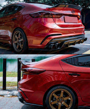 Matte Black Highkick Trunk Spoiler Wing For 2017-2020 Hyundai Elantra Sedan