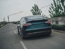 Gloss Black Rear Diffuser Aprons Side Canards for Tesla Model 3 2017-2023 di139