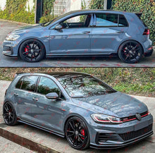 For 2014-2020 VW Golf GTI R MK7 MK7.5 4DR TCR Style Gloss Black Side Skirt Extension
