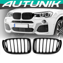 Gloss Black Front Kidney Grill For 2014-2017 BMW X3 F25 X4 F26