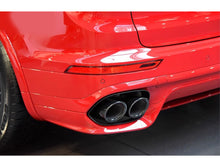4x 62mm Universal Exhaust Tips Black/Chrome Clamp-On for Porsche Cayenne Macan Panamera