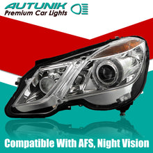 Driver Left Side For 2010-2013 Mercedes Benz W212 E350 E550 4-Door HID w/AFS Projector Headlight