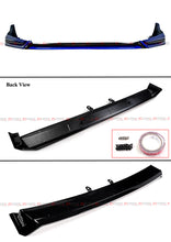 For 2022-2024 Honda Civic Yofer V3 Blk Aegean Blue Front Bumper Lip Splitter Kit