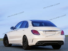 Glossy Black Rear Canards Side Air Vent Trims For Mercedes W205 Sedan C300 C43C63 AMG 2015-2020 pz19