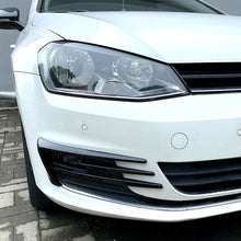 Fog Light Bumper Vent Trim For VW Golf 7 MK7 TSI TDI 2013–2016 Gloss Black
